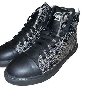 Custom Spider design Shoes